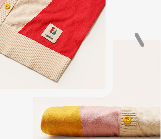 Cardigan Tejido de Algodón Puro para Niños - Abrigo Primavera Otoño - Image 11