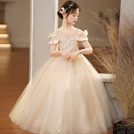 Vestido Princesa de Tul Elástico para Niñas - Image 3