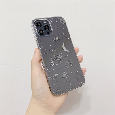 Funda para iPhone con Diseño Cosmos Galáctico y Acabado Electroplateado - Image 6