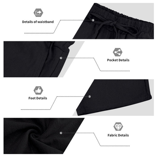 Conjunto Deportivo Holgado de Lino Transpirable con Capucha - Image 34