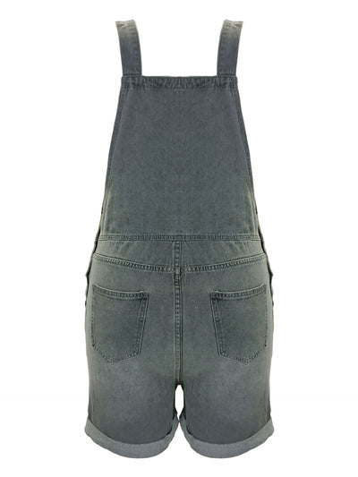 Shorts Bib con Tirantes Estampados y Detalles Bordados - Image 5