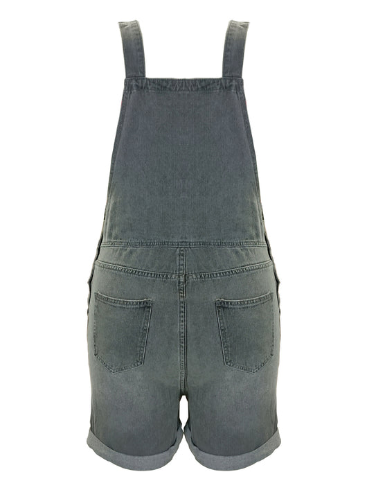 Shorts Bib con Tirantes Estampados y Detalles Bordados - Image 5