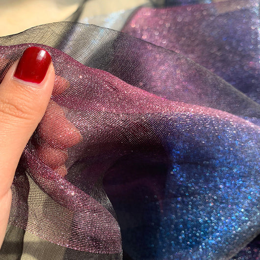 Pañuelo de Seda Degradado Versátil para Mujer - Image 32