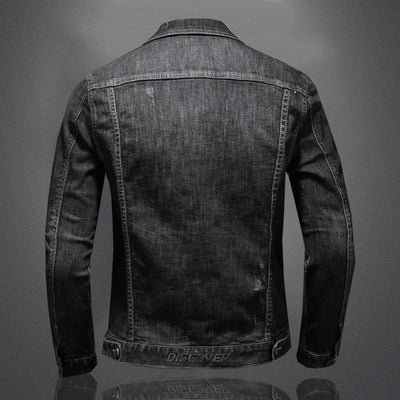 Camisa Denim Slim Fit Retro para Hombre - Image 2
