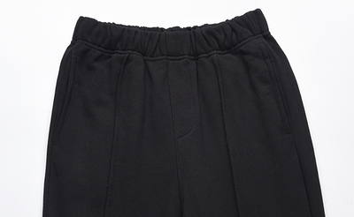 Traje Casual Negro Personalizado con Pantalones de Sudadera para Hombre - Image 14