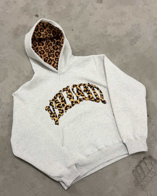Sudadera Unisex con Estampado de Leopardo y Bordado de Letras - Estilo Casual Urbano - Image 19
