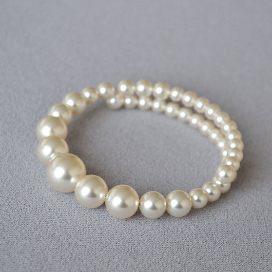 Pulsera de Perlas Degradadas - Elegancia Refinada para Mujeres - Image 12
