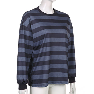 Sudadera Rayada de Manga Larga para Mujer - Image 10