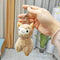 Llavero Peluche Alpaca Simulado - Adorable Caballo de Barro Miniatura