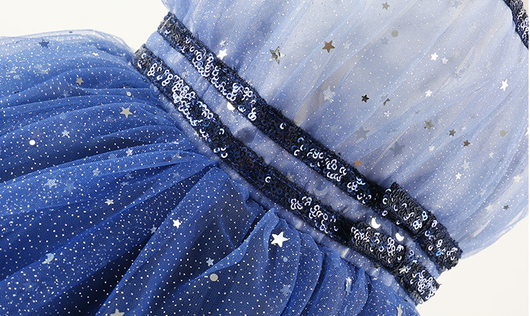 Vestido Infantil Elegante sin Mangas con Tul Esponjoso - Image 30
