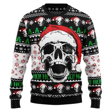 Sudadera Navideña Holgada para Hombre - Cuello Redondo Manga Larga