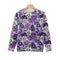 Blusa Estampada Digitalmente Talla Grande Cuello Redondo