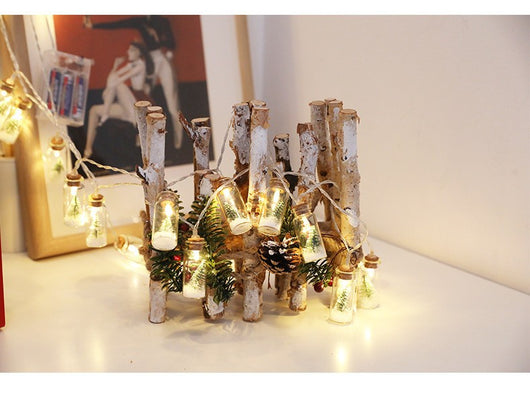 Cadena de Luces LED con Campanas Navideñas - Decoración Navideña Interior - Image 14