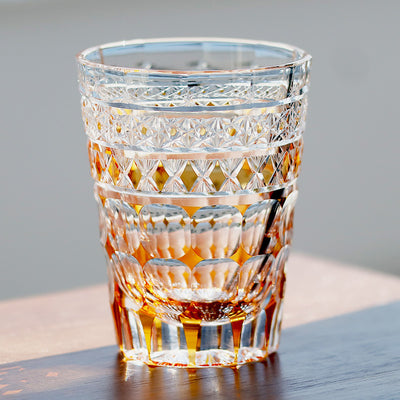 Vaso de Cristal Tallado a Mano Estilo Japonés para Whiskey y Jugos - Image 2