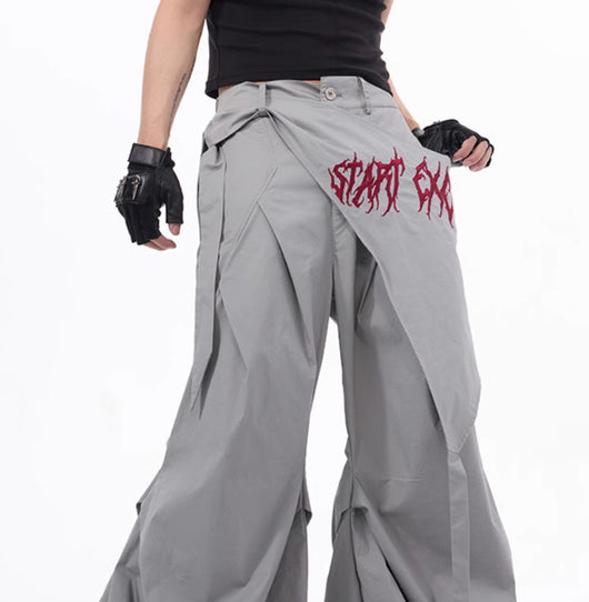 Pantalones Funcionales Tipo Wide-leg para Niños - Comodidad y Estilo - Image 9