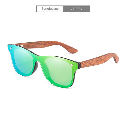 Gafas de Sol Polarizadas Arcoíris en Madera - Image 2