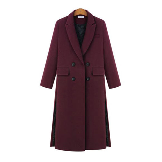 Abrigo de Lana Grueso Doble Pecho para Mujer - Elegancia y Calidez - Image 6