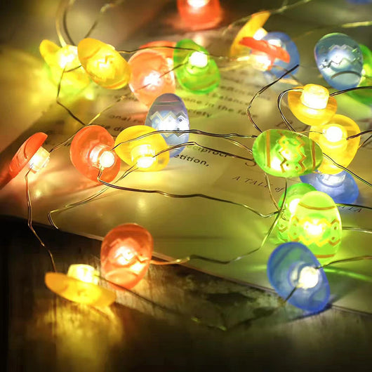 Guirnalda Luminosa Decorativa Forma Zanahoria y Conejo para Pascua - Image 12