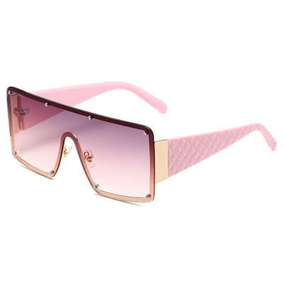 Gafas de Sol Cuadradas Oversized con Personalidad para Mujer - Image 7