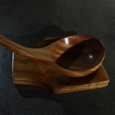 Espátula de Madera de Teca con Mango Largo - Voltea Perfecta para tu Cocina - Image 13