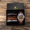 Conjunto de Regalo: Reloj, Cinturón y Pulsera Premium