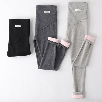 Leggings de Maternidad Silver Fox Terciopelo Premium - Cintura Gruesa y Elástica - Image 10