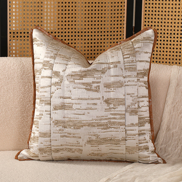 Funda de Almohada Premium Algodón y Lino Estilo Chino Contemporáneo - Image 6