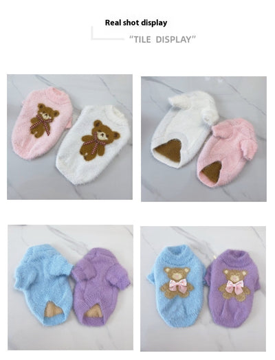 Suéter Navideño con Pajarita para Perros y Gatos - Image 12