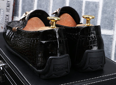 Zapatos de Cuero para Hombre con Estilo Personalizado - Image 19