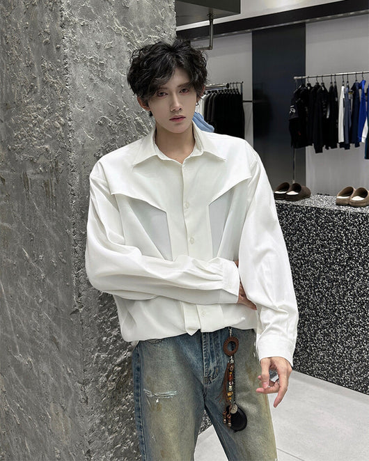 Camisa de Manga Larga Premium Ruoshuai para Hombre - Otoño - Image 23