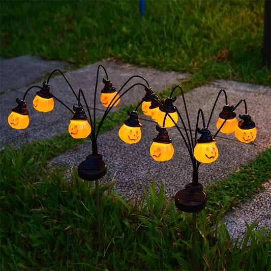 Lámpara Solar LED Calabaza Decorativa para Exterior - Iluminación Navideña para Jardín - Image 2