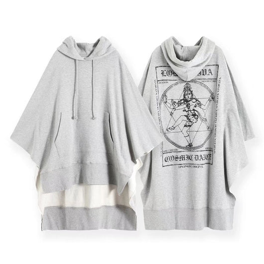 Poncho Capa Shiva Lady con Estampado Artístico - Image 10
