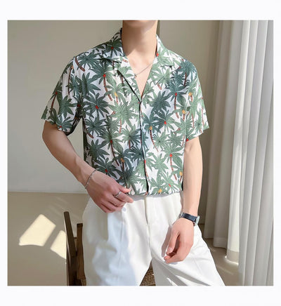 Camisa Cuello Cubano Hombros Sueltos - Image 21