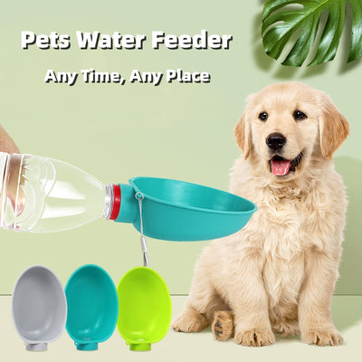 Bebedero Portátil para Perros - Comedero de Agua Plegable para Mascotas