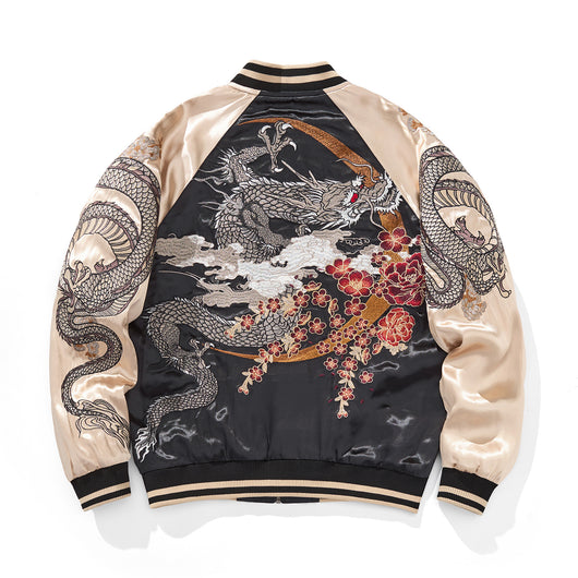 Chaqueta Casual de Tendencia Nacional con Bordados Estilo Chino - Image 3