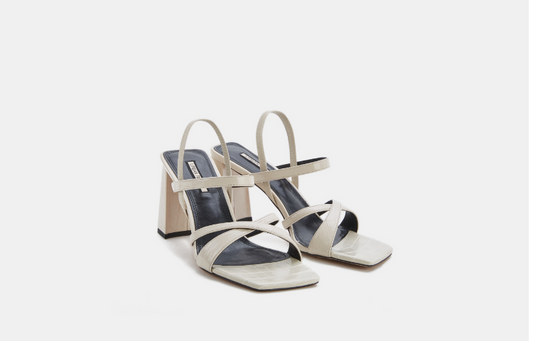 Sandalias de Tacón Abierto para Primavera y Verano