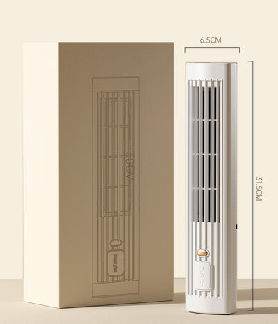 Ventilador de Escritorio Multifuncional Blanco con Función de Pie para Oficina - Image 8
