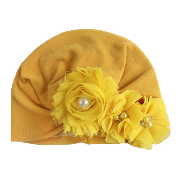 Gorra Infantil de Algodón con Diseño de Flores - Protección Solar