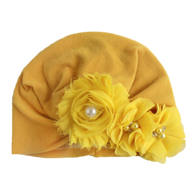 Gorra Infantil de Algodón con Diseño de Flores - Protección Solar