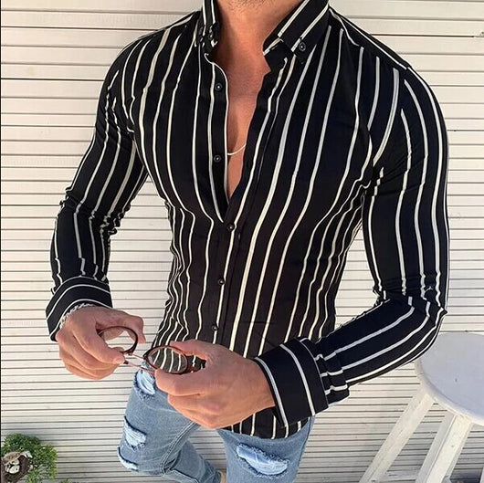 Camisa Manga Larga Estampado Floral Ajustada - Image 7