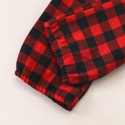 Conjunto Formal de 3 Piezas: Pantalón Cuadros con Corbatín - Image 10
