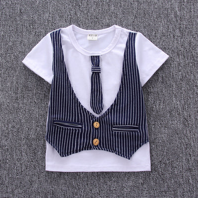Chaleco Infantil Rayado Estilo Coreano - Playera sin Mangas - Image 13