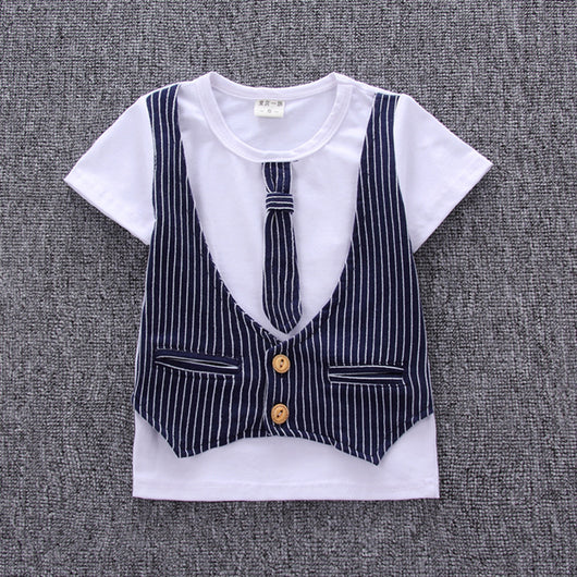 Chaleco Infantil Rayado Estilo Coreano - Playera sin Mangas - Image 13