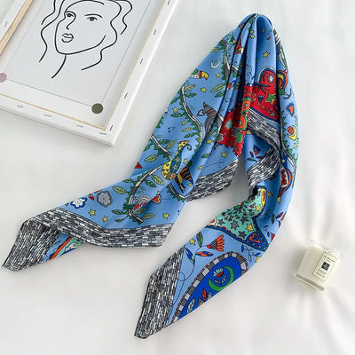 Pañuelo Grande Estampado para Mujer Primavera Otoño - Image 6