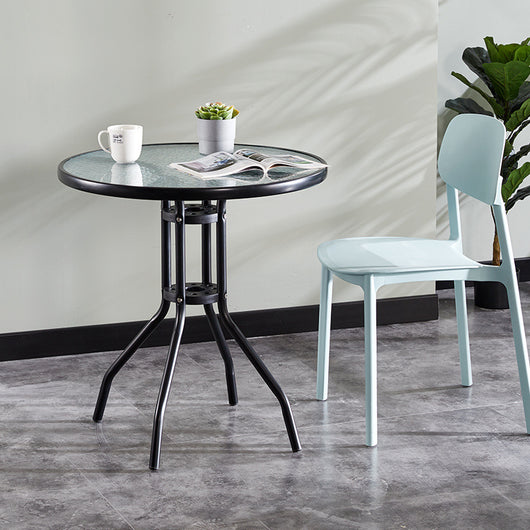 Conjunto de Mesa y Sillas Redonda para Balcón - Juego de Conversación Compacto - Image 9