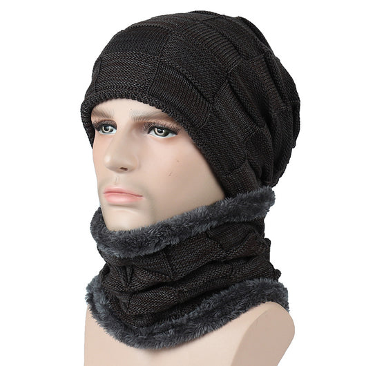 Gorro de Lana Cuadros Térmico para Hombre - Invierno y Otoño - Image 10