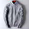 Suéter Cuello Redondo Tejido Retorcido para Hombre - Prenda Base Térmica