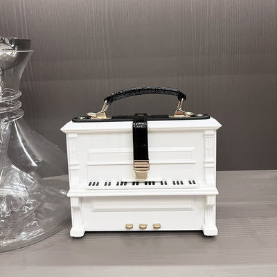 Bolso Bandolera Acrílico con Diseño Piano - Image 4