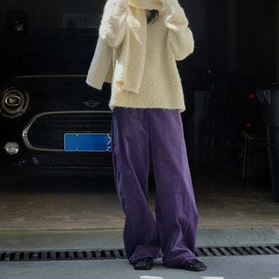 Pantalones Casuales Rectos Cómodos para Mujer con Abrigo Térmico
