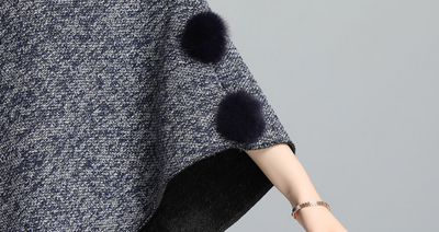 Chaqueta de Piel Sintética para Mujer con Chal y Bufanda - Image 15